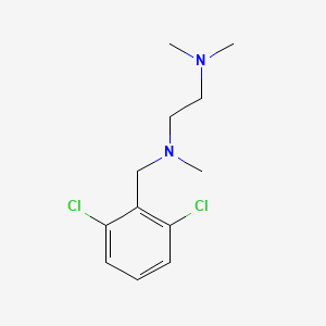 molecular formula C12H18Cl2N2 B5684531 (2,6-dichlorobenzyl)[2-(dimethylamino)ethyl]methylamine 