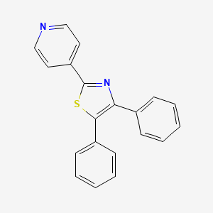 molecular formula C20H14N2S B5684546 4-(4,5-diphenyl-1,3-thiazol-2-yl)pyridine 
