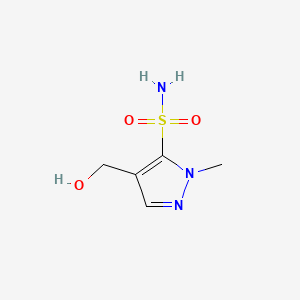 4-(Hydroxymethyl)-1-methyl-1H-pyrazole-5-sulfonamide