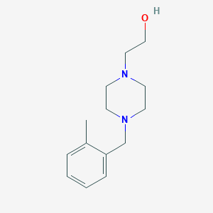 molecular formula C14H22N2O B5684594 2-[4-(2-methylbenzyl)-1-piperazinyl]ethanol 
