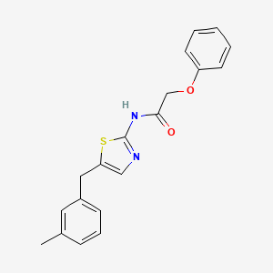 molecular formula C19H18N2O2S B5684670 N-[5-(3-methylbenzyl)-1,3-thiazol-2-yl]-2-phenoxyacetamide 