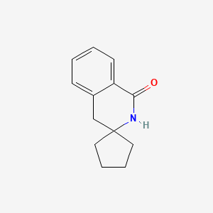 molecular formula C13H15NO B5684725 2'H-spiro[cyclopentane-1,3'-isoquinolin]-1'(4'H)-one 