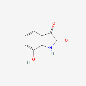 molecular formula C8H5NO3 B568478 7-Hydroxyisatin CAS No. 116569-07-4