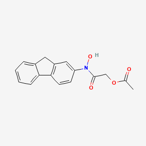 2-(Acetyloxy)-N-(9H-fluoren-2-yl)-N-hydroxyacetamide