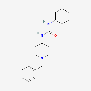 molecular formula C19H29N3O B5684908 N-(1-benzyl-4-piperidinyl)-N'-cyclohexylurea CAS No. 179539-57-2