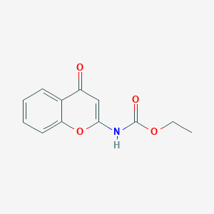 molecular formula C12H11NO4 B5684926 ethyl (4-oxo-4H-chromen-2-yl)carbamate 