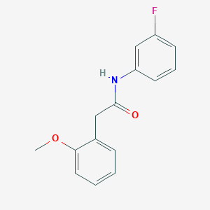 N-(3-fluorophenyl)-2-(2-methoxyphenyl)acetamide