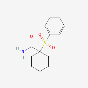 1-(phenylsulfonyl)cyclohexanecarboxamide