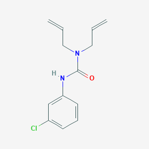 molecular formula C13H15ClN2O B5684981 N,N-diallyl-N'-(3-chlorophenyl)urea 