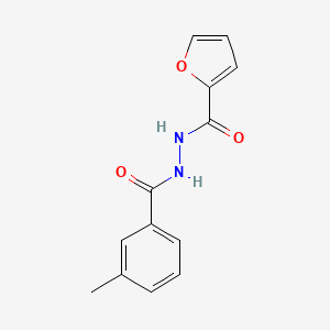 molecular formula C13H12N2O3 B5685076 N'-(3-methylbenzoyl)-2-furohydrazide 