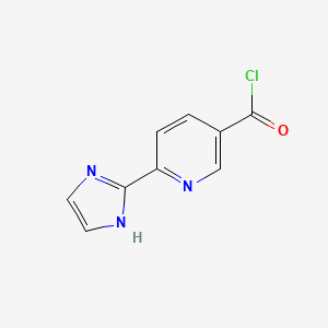 6-(1H-Imidazol-2-yl)pyridine-3-carbonyl chloride