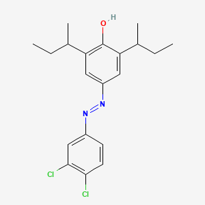 4-(3,4-Dichlorophenylazo)-2,6-di-sec-butyl-phenol