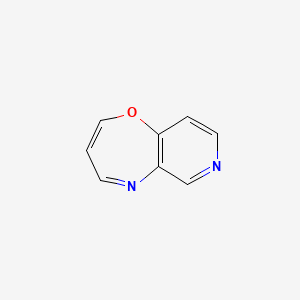 molecular formula C8H6N2O B568521 Pyrido[4,3-b][1,4]oxazepine CAS No. 122824-21-9