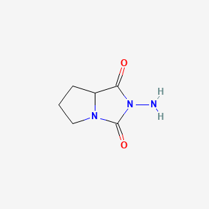 2-Aminotetrahydro-1H-pyrrolo[1,2-c]imidazole-1,3(2H)-dione