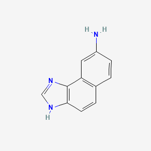 molecular formula C11H9N3 B568541 3H-Naphtho[1,2-D]imidazol-8-amine CAS No. 111163-88-3