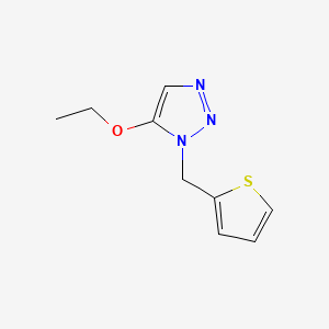 5-Ethoxy-1-(thiophen-2-ylmethyl)-1H-1,2,3-triazole