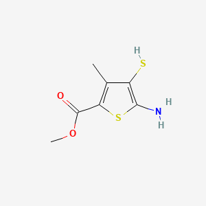 Methyl 5-amino-3-methyl-4-sulfanylthiophene-2-carboxylate