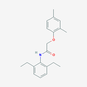 molecular formula C20H25NO2 B5685580 N-(2,6-diethylphenyl)-2-(2,4-dimethylphenoxy)acetamide 