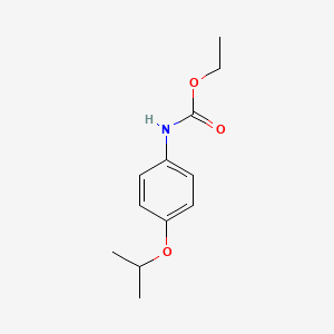 molecular formula C12H17NO3 B5685588 ethyl (4-isopropoxyphenyl)carbamate 