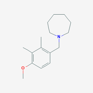 molecular formula C16H25NO B5685730 1-(4-methoxy-2,3-dimethylbenzyl)azepane 