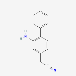 (2-Amino[1,1'-biphenyl]-4-yl)acetonitrile