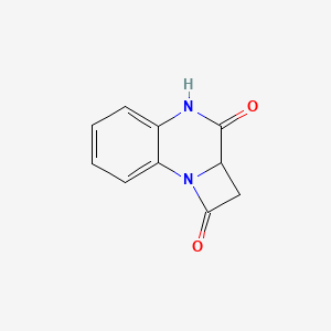 molecular formula C10H8N2O2 B568597 2,2A-Dihydro-1H-azeto[1,2-A]quinoxaline-1,3(4H)-dione CAS No. 111781-86-3