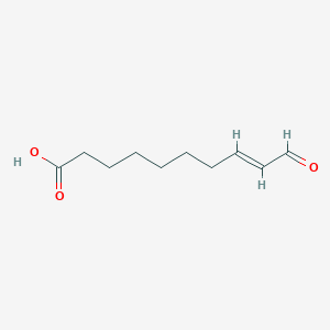 molecular formula C10H16O3 B056860 (E)-10-氧代-8-癸烯酸 CAS No. 69152-89-2
