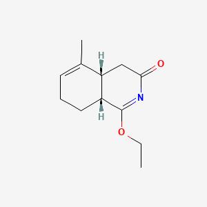 3(4h)-Isoquinolinone,1-ethoxy-4a,7,8,8a-tetrahydro-5-methyl-,cis-