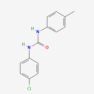 molecular formula C14H13ClN2O B5686204 N-(4-chlorophenyl)-N'-(4-methylphenyl)urea CAS No. 3815-63-2