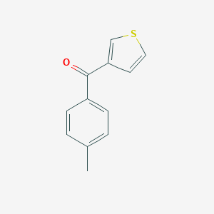 molecular formula C12H10OS B056864 3-(4-甲基苯甲酰)噻吩 CAS No. 118993-65-0