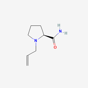 molecular formula C8H14N2O B568654 (S)-1-Allylpyrrolidine-2-carboxamide CAS No. 114812-43-0