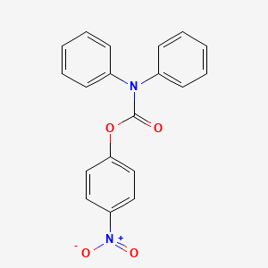 molecular formula C19H14N2O4 B5686614 4-nitrophenyl diphenylcarbamate 