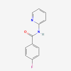 molecular formula C12H9FN2O B5686633 4-fluoro-N-2-pyridinylbenzamide 