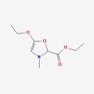 Ethyl 5-ethoxy-3-methyl-2,3-dihydrooxazole-2-carboxylate