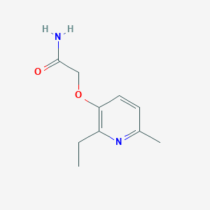 molecular formula C10H14N2O2 B5686735 2-[(2-ethyl-6-methyl-3-pyridinyl)oxy]acetamide 