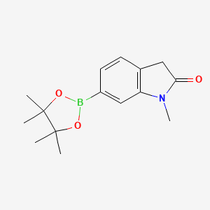 1-Methyl-6-(4,4,5,5-tetramethyl-1,3,2-dioxaborolan-2-YL)indolin-2-one