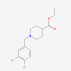 molecular formula C15H19Cl2NO2 B5686766 ethyl 1-(3,4-dichlorobenzyl)-4-piperidinecarboxylate 