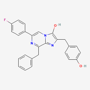Imidazo[1,2-a]pyrazin-3(7h)-one,6-(4-fluorophenyl)-2-[(4-hydroxyphenyl)methyl]-8-(phenylmethyl)-