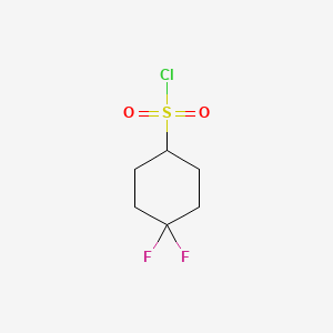 4,4-Difluorocyclohexane-1-sulfonyl chloride