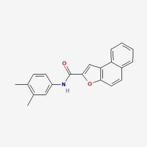 molecular formula C21H17NO2 B5686982 N-(3,4-dimethylphenyl)naphtho[2,1-b]furan-2-carboxamide 
