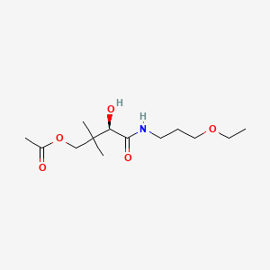 molecular formula C13H25NO5 B568710 Panthenyl ethyl ether acetate CAS No. 119516-54-0
