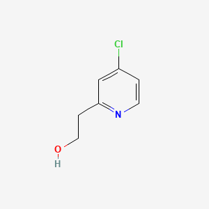 molecular formula C7H8ClNO B568714 2-(4-氯吡啶-2-基)乙醇 CAS No. 1206247-85-9