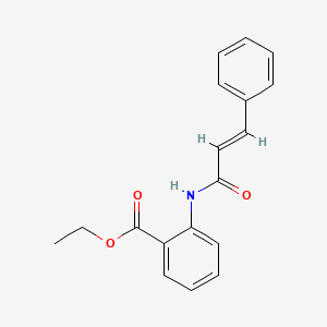 ethyl 2-(cinnamoylamino)benzoate