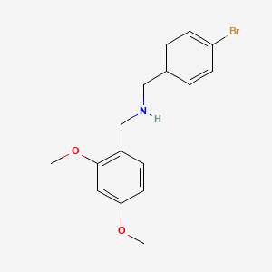 molecular formula C16H18BrNO2 B5687187 (4-bromobenzyl)(2,4-dimethoxybenzyl)amine 