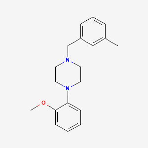 molecular formula C19H24N2O B5687200 1-(2-methoxyphenyl)-4-(3-methylbenzyl)piperazine 