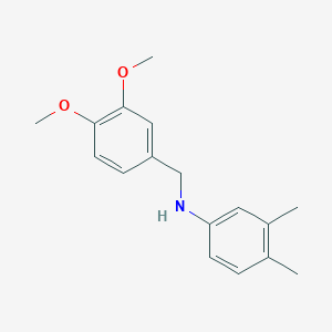 molecular formula C17H21NO2 B5687251 (3,4-二甲氧基苄基)(3,4-二甲基苯基)胺 