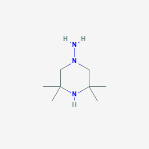 B056873 3,3,5,5-Tetramethylpiperazin-1-amine CAS No. 114881-10-6
