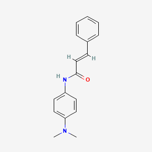molecular formula C17H18N2O B5687344 N-[4-(dimethylamino)phenyl]-3-phenylacrylamide 