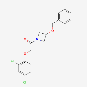 molecular formula C18H17Cl2NO3 B5687348 3-(benzyloxy)-1-[(2,4-dichlorophenoxy)acetyl]azetidine 