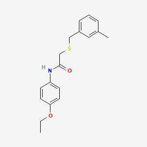 N-(4-ethoxyphenyl)-2-[(3-methylbenzyl)thio]acetamide
